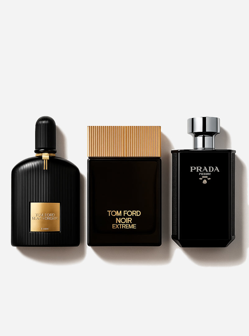 Zestaw 3 perfum: BLACK ORCHID, NOIR EXTREME, PRADA INTENSE 100ml